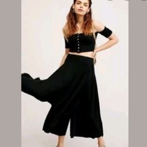 Free People Beach Lounge Sun Salutation Wide Leg